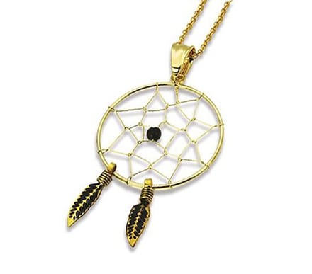 Amanto Ketting Cyd - 316L Staal - Dromenvanger - 54x32mm - 50cm