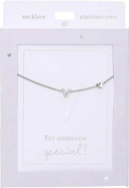 Depesche - Ketting "Heart of Gold" - mot. 027 - V - silver