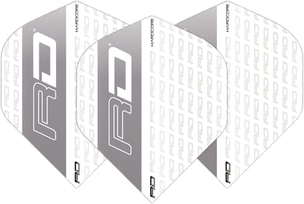 Red Dragon Hardcore XT White Grey RD - Dart Flights