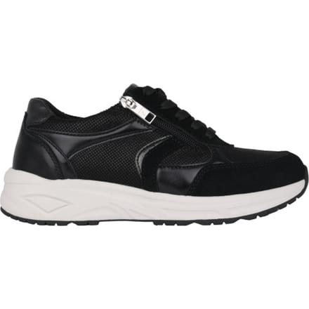 Waldläufer H-Jill - dames sneaker - Zwart - maat 41 (EU) 7.5 (UK)