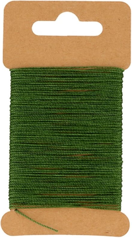 Groen gewaxt draad 10 m - Artemio