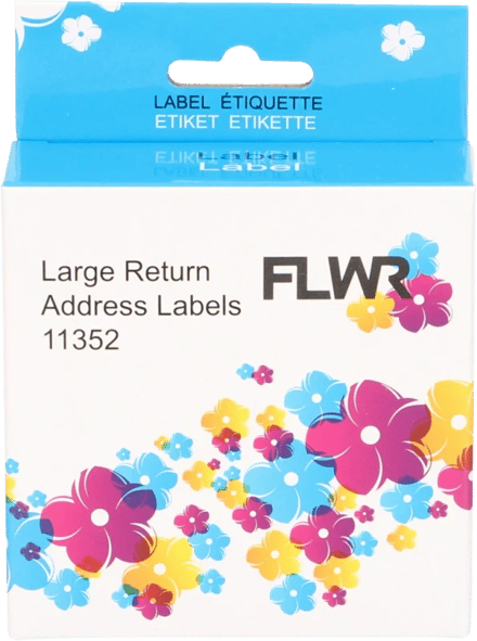 FLWR - Labelprinterrol / 11352 / Wit - Geschikt voor Dymo