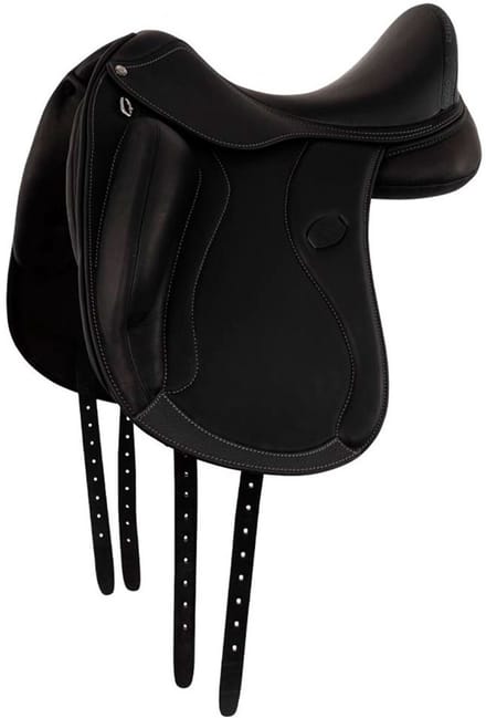 Acavallo Raffaello Dressuur Zadel Zwart 17.5´´