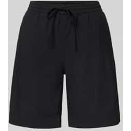 Relaxed fit korte broek met elastische band, model 'Cissie'