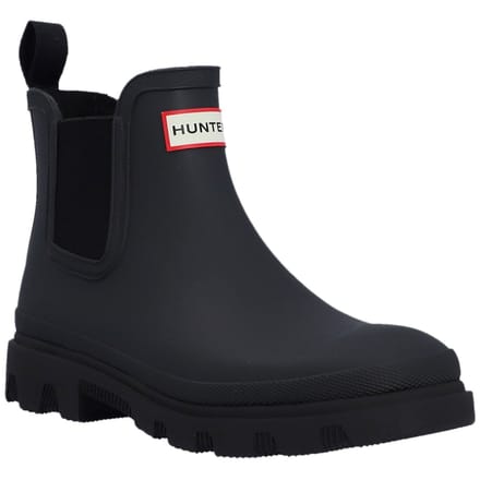 Downpour Unisex Chelsea boots Rubber Zwart Waterdicht