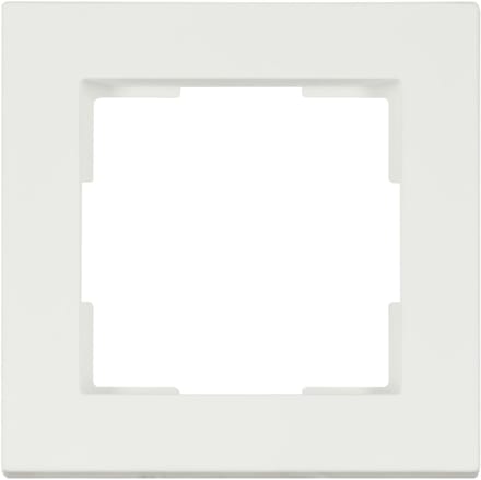 ION Industries - Afdekraam V1 - 1-voudig - verticaal/horizontaal - 85 x 85 x 11 mm - mat wit