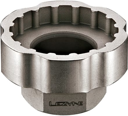 LEZYNE EXTERNAL BOTTOM BRACKET SOCKET TOOL NICKEL