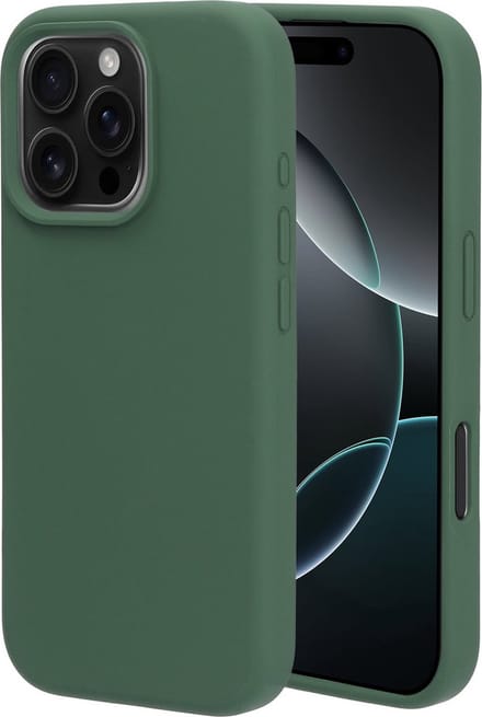 Mobiparts hoesje geschikt voor de Apple iPhone 16 Pro - Siliconen - Groen