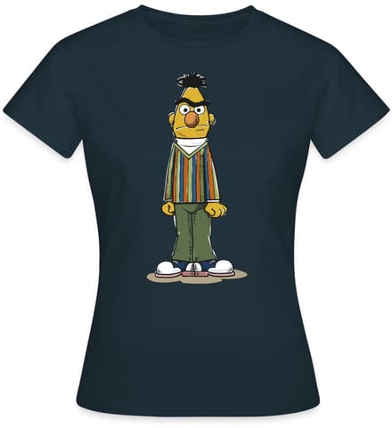Sesamstraat Bert Pose T-Shirt Dames