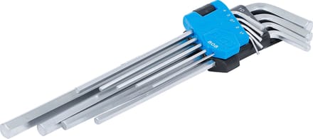 BGS Stiftsleutelset extra lang inbus 1,5 - 10 mm 9 delig