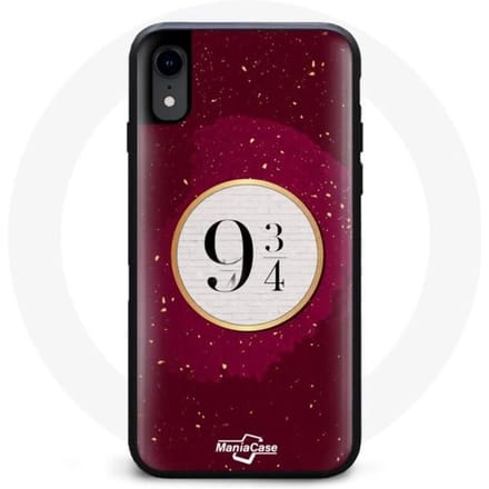 Coque Iphone X - Harry Potter - Voie 9 3/4 - Souple - Rouge - Mixte