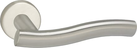 Deurkruk - Impresso Chester - Voor binnen - Rond - RVS - 2 stuks