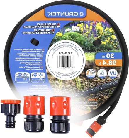 Druppelslangset - 30 m Parelslang - Waterbesparende Parelsproeier