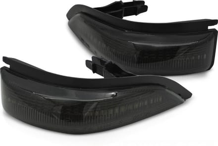 Spiegelknipperlichten - Toyota Yaris III 2011-2019 - LED - smoke