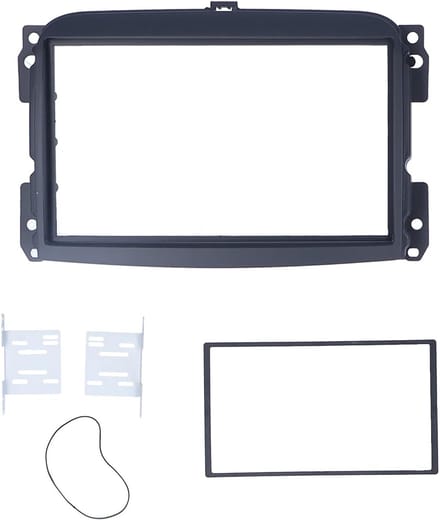 2Din Stereo Radio Fascia Central Control Audio DVD Navigation Frame voor 500L - 2012-2015 - Auto-accessoires - Installatie