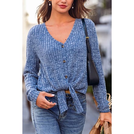 Ocean Note Blauwe Top