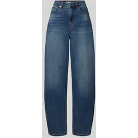 Barrel fit jeans in used-look
