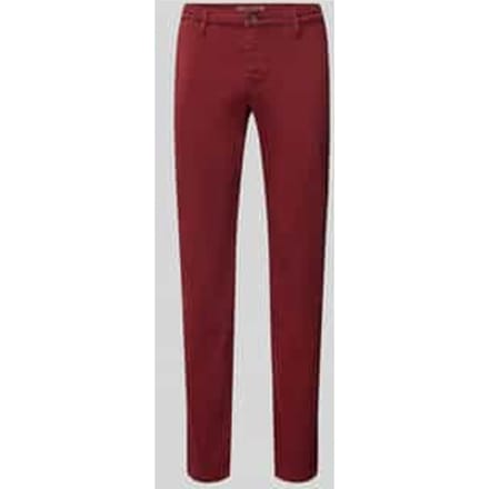 Regular fit broek met riemlussen, model 'Lennox'