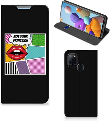 Samsung Galaxy A21s Hippe Standcase Popart Princess