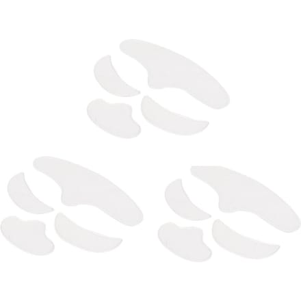 Lot de 4 patchs anti-rides en silicone lavables pour le front, les yeux, le visage et le menton white