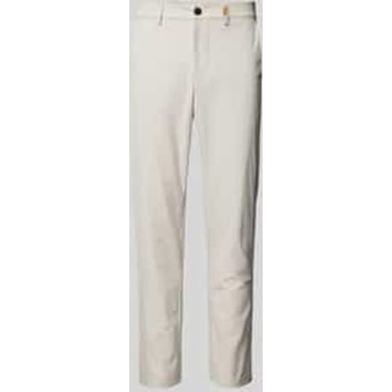 Broek met labeldetail, model 'Steve'