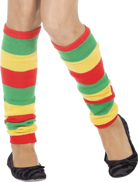 Beenwarmers - Been Warmers - Rood/Geel/Groen- Carnaval - One Size - Een Paar
