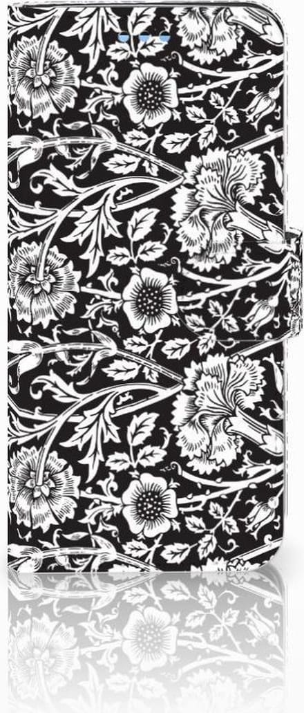 Samsung Galaxy S9 Hoesje Black Flowers