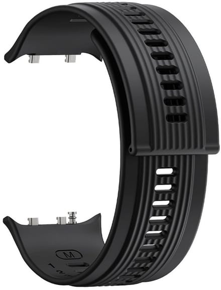 Siliconen bandje - geschikt voor Huawei Watch D2 - zwart