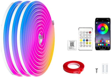 Auto Interieur Verlichting - Led Strip Auto – 6M – Met App - Wit