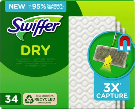 Swiffer Dry Stofwisdoekjes navulling doosje a 34 stuks