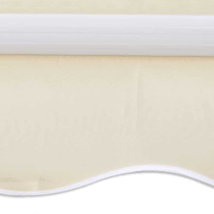 vidaXL - Luifel - gemotoriseerd - uitschuifbaar - 600 - cm - crème
