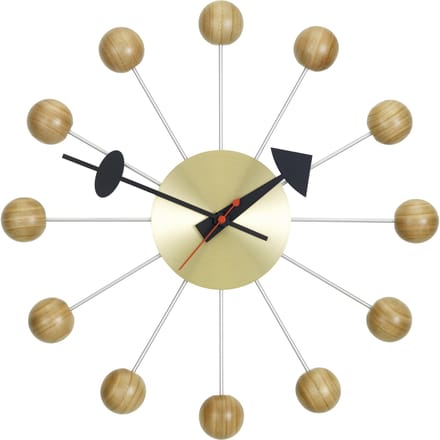 Vitra - Ball Clock - kers - bruin