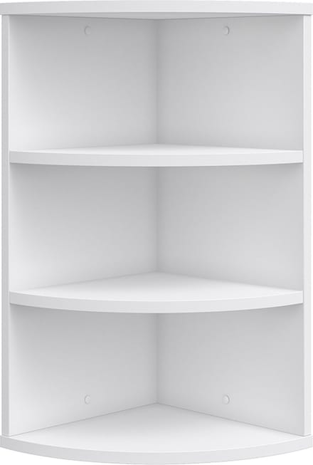 Vicco Ecki Hoekplank – 30 x 60 cm Wit