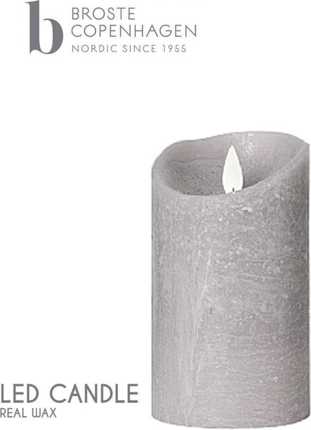 Broste Copenhagen LED Candle Real Wax - 23 x Ø7.5 cm