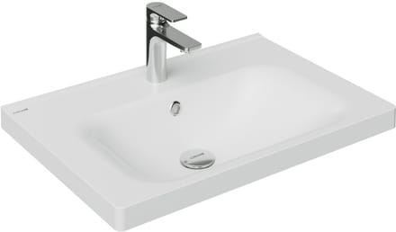 CREAVIT Eksen Wastafel – 65 cm – Wit