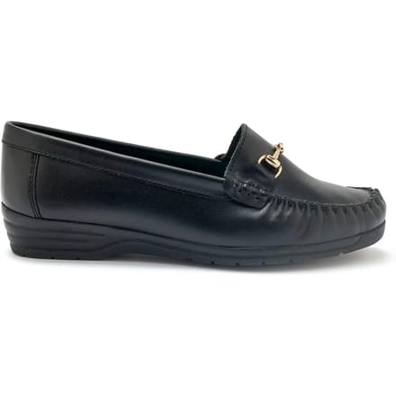 Mocassins met een brede leest voor dames Pédiconfort