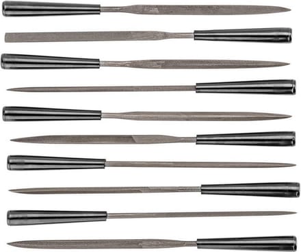 Naaldvijlen set - 140 x 3mm - 10 stuks