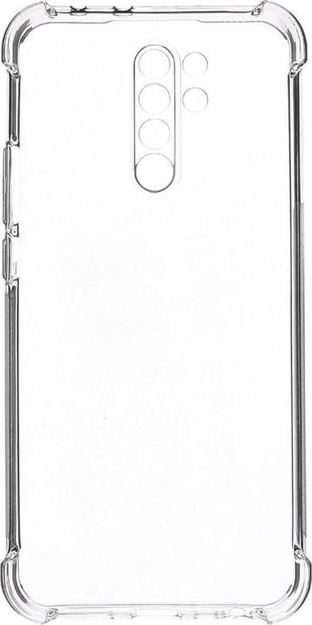 Shop4 - Xiaomi Redmi 9 Hoesje - Zachte Back Case Drop Proof Transparant