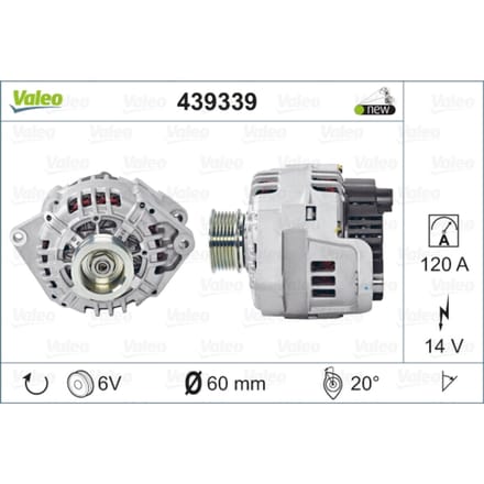 Spanningsregelaar VALEO 439339