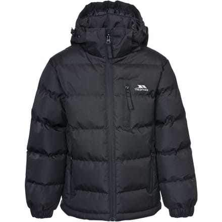 Trespass - Jongens Tuff Padded Winterjas (Zwart)