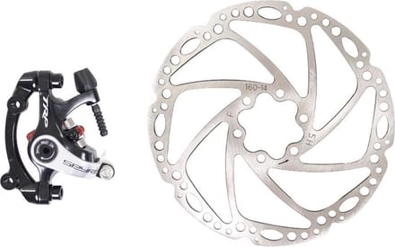 Trp Mechanische Schijfremset Spyre Achter Zwart/zilver