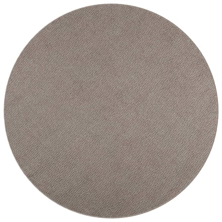 vidaXL - Binnen - kleed - LUGO - Crème - en - Taupe - Ø - 120 - cm - Polyester