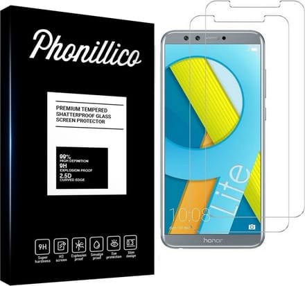 Screenprotector voor Honor 9 Lite- - 2 stuks Beschermglas van glas Transparante glazen schermbeschermfolie