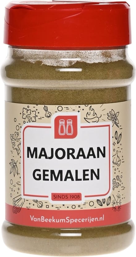Van Beekum Specerijen - Majoraan Gemalen - Strooibus 80 Gram