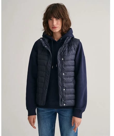 Gant Light Donsjack Blauw XS Vrouw