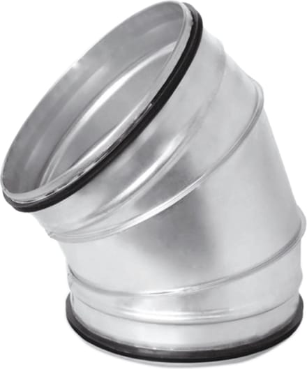 Econox Ronde spiro bocht 45Â° Ã˜ 355mm voor spirobuis