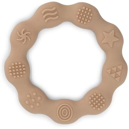Prénatal siliconen bijtring Beigebrown unisex