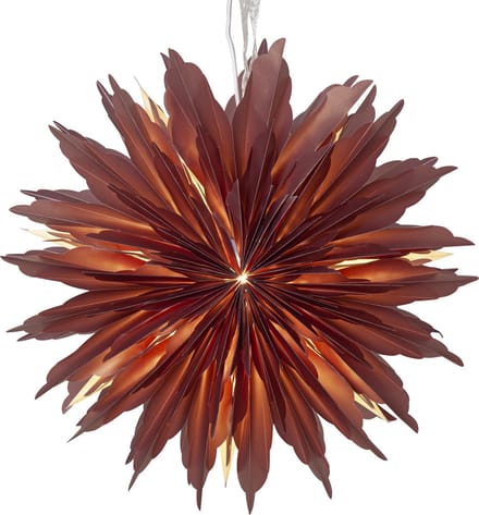 Star Trading papieren ster Dis, rood, kerstdecoratie, 40 cm