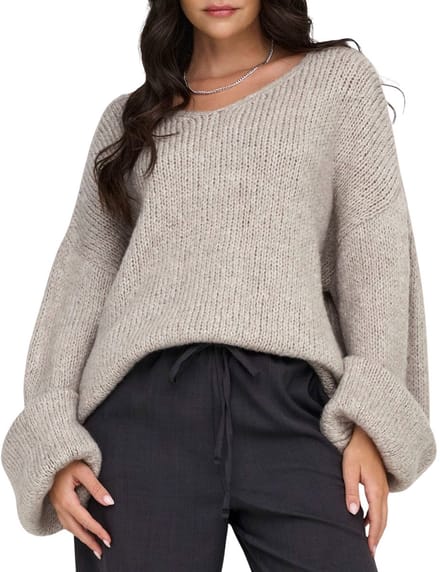 JdY - JDYDINEA L/S REVERSIBLE PULLOV. KNT NOOS Dames Trui