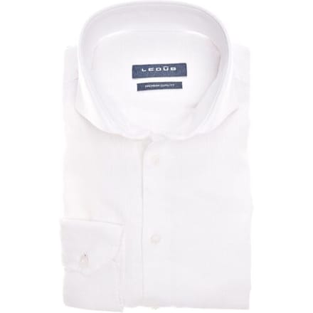 Ledûb Overhemd Casual Linen Blend Wit / male